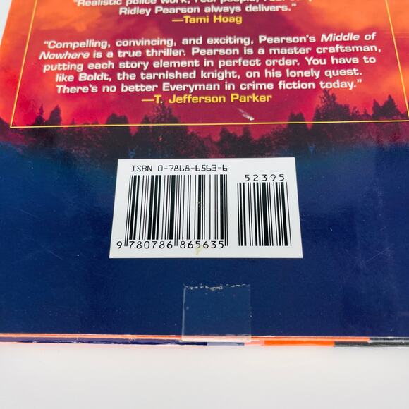 Middle of Nowhere novel, hardcover book by Ridley Pearson - Good Used Condition - Picture 11 of 12